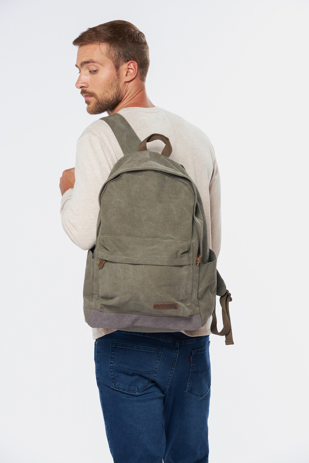 MOCHILA DE LONA Verde