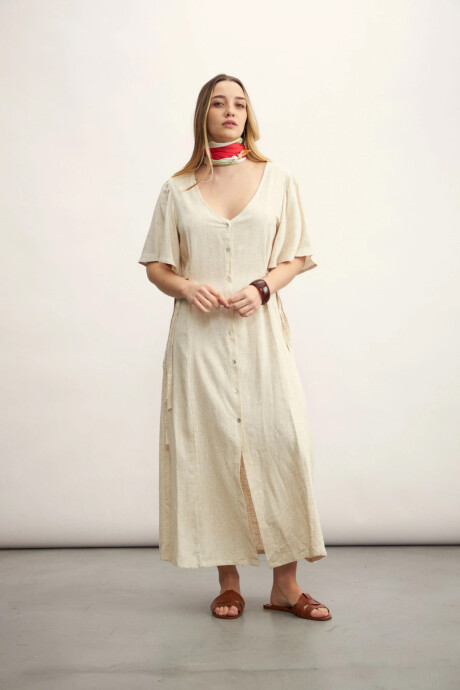 Vestido Valeria Beige
