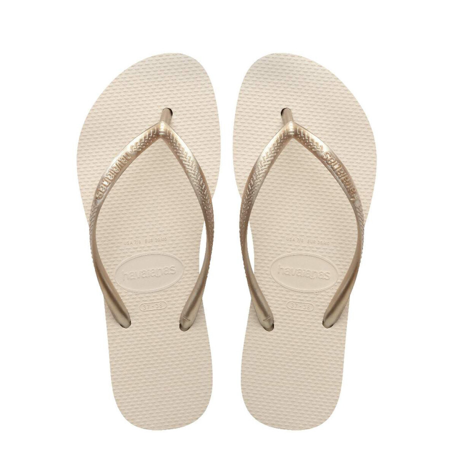 Ojota de Mujer Havaianas Slim Beige