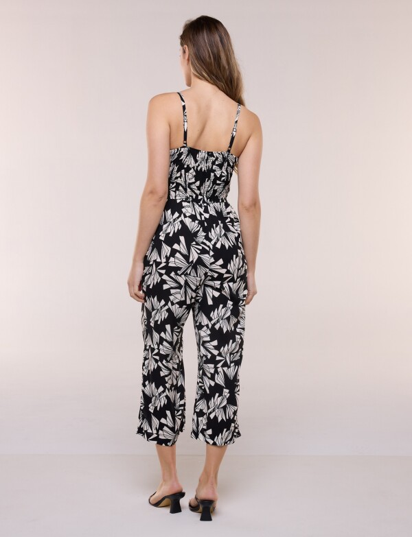 Enterito Crop Frunces NEGRO/CRUDO