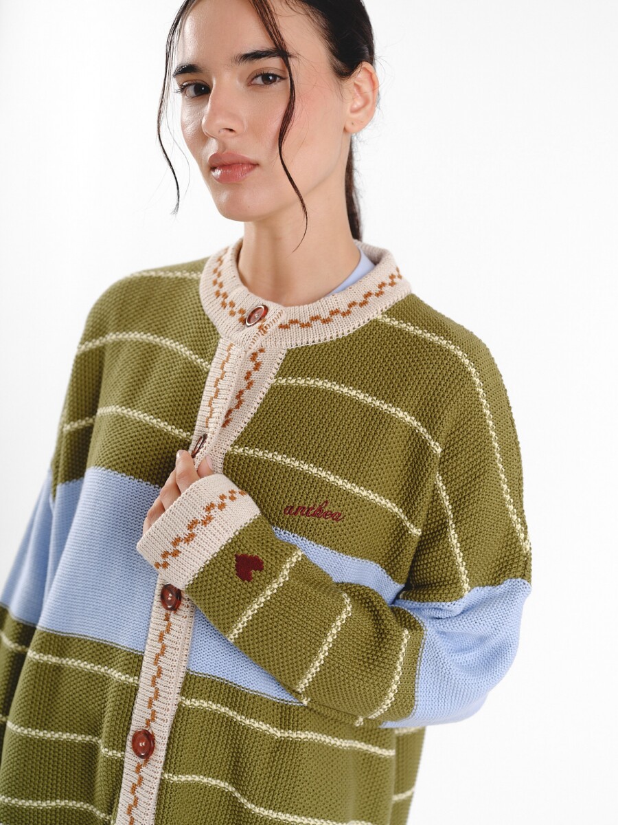 Cardigan Glory SS27 PRE ORDER - Verde 