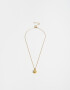 Cadena Corta con Dije Premium Gold Collar De Acero Inoxidable - Dorado