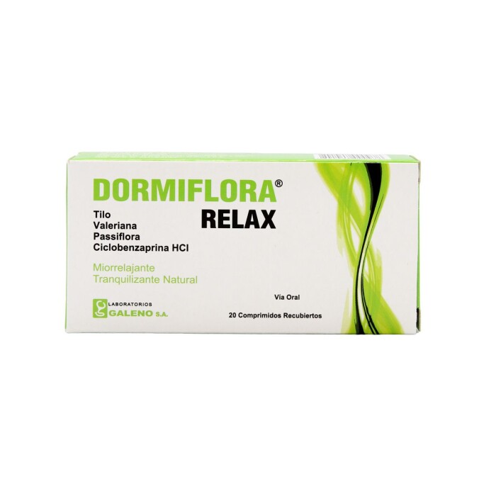 DORMIFLORA RELAX CJ X 20 COMP. REC. única