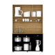 Cocina Style 6 Puertas Freijó Nero Ripado Kits Paraná Cocina Style 6 Puertas Freijó Nero Ripado Kits Paraná