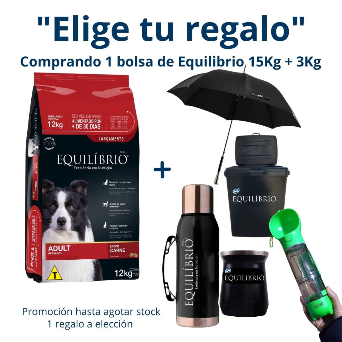 Equilibrio Adulto Sabor Carne 18kg 