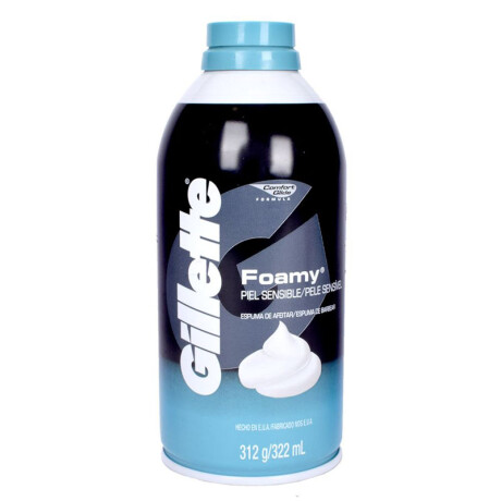 Gillette foamy espuma de afeitar mentol 312g