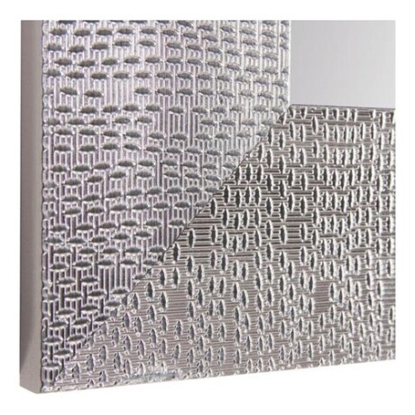 Espejo rectangular marco color plateado Espejo rectangular marco color plateado