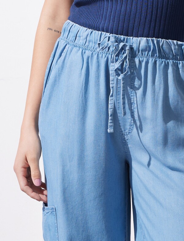 Pantalon Lyocell Cargo JEAN CLARO