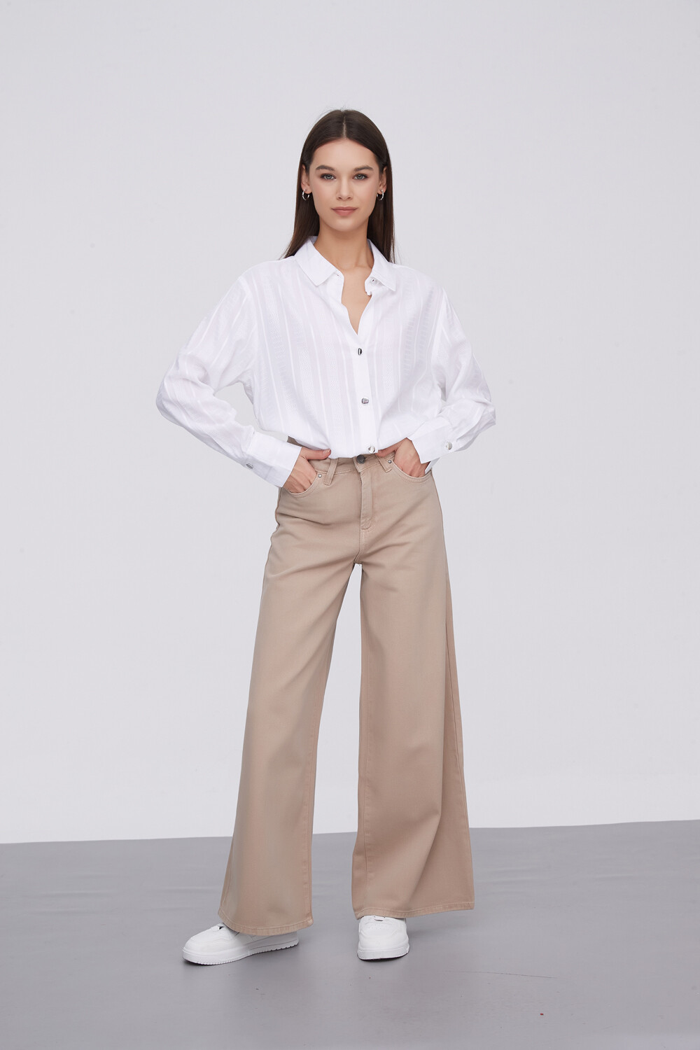 Pantalon Eddy Beige Oscuro