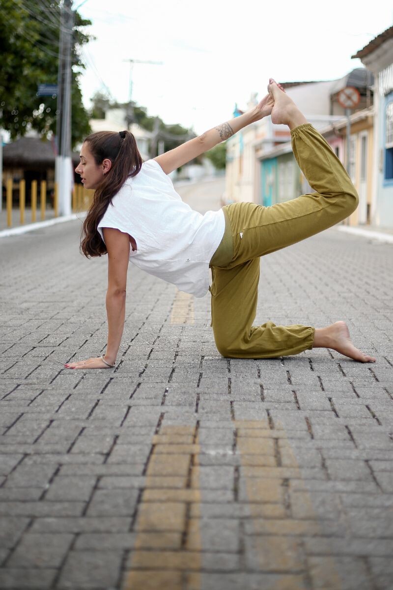 Pantalón babucha Pistacho
