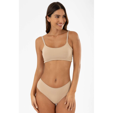 Culotte less microfibra sacks Marron