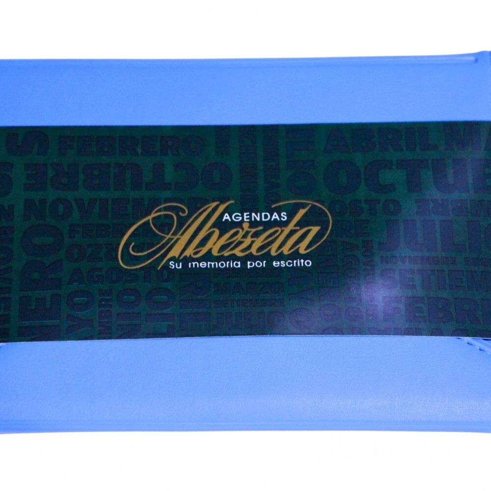 AGENDA ABEZETA CLASSIC MEDIUM 214 CS TAPA COSIDA SOLAPA COLOR AZUL
