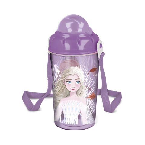 Botella Plástica Cantimplora Frozen 465 ml U