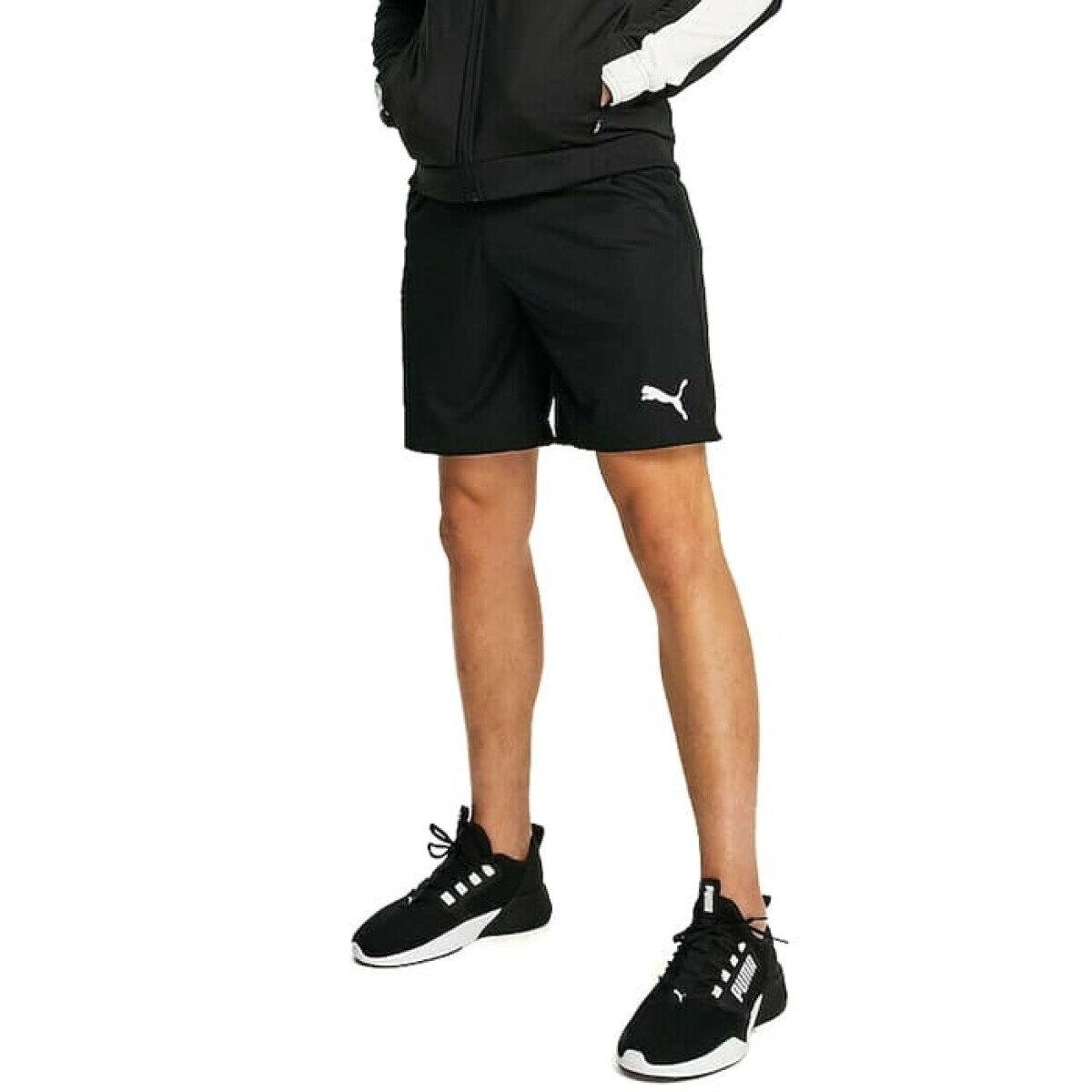 Short Puma team Rise Train de Hombre - 657336 03 - Negro 