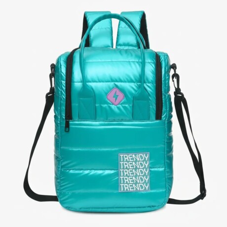 Mochila Trendy con correa desmontable Turquesa