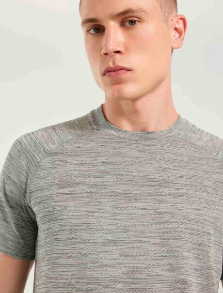 CAMISETA SPORT EASY CARE MODELO MOOVE GRIS