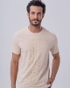 Remera manga corta Beige