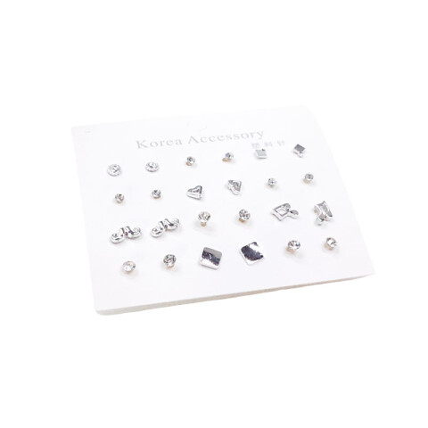 Caravanas hipoalergénicas x12 pares Caravanas Hipoalergénicas X12 Pares