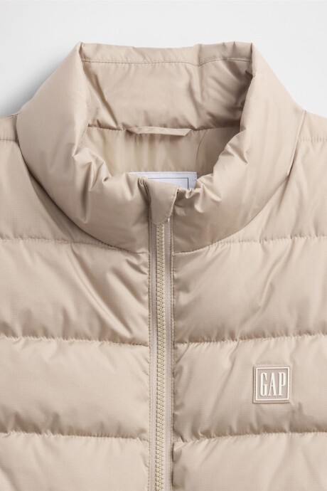 Chaleco Puffer Hombre Khaki