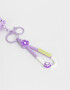 Llavero Lúdico Llavero Y Charm De Osito Con Tag - Violeta Lila