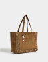 Shopper Cartera Shopper Suede - Marron Camel