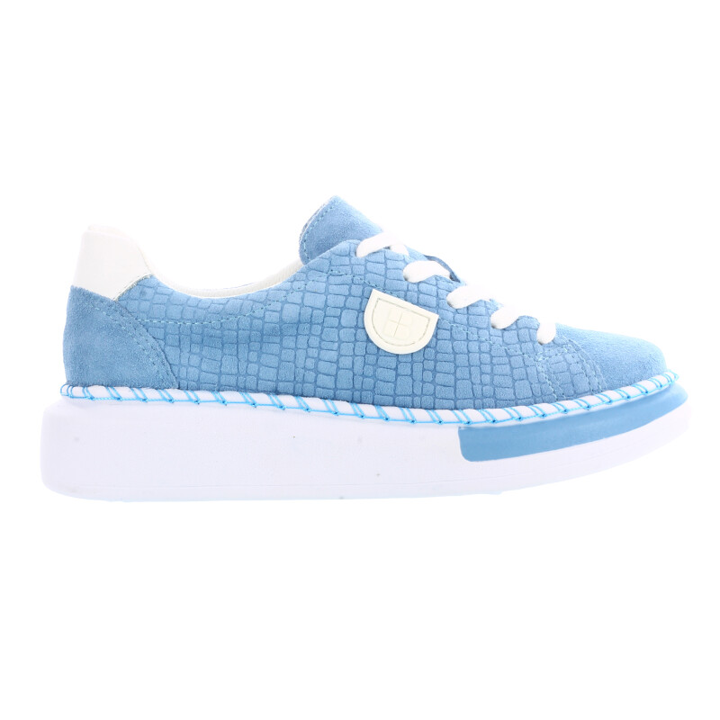 Zapato de Mujer Bottero Deportivo acordonado Celeste - Blanco