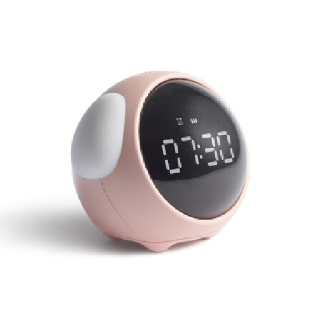 Reloj despertador digital Rosado