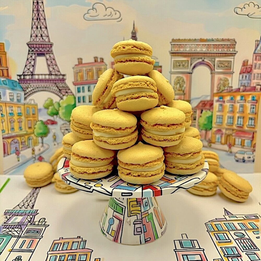 4 Macarons de Naranja 4 Macarons de Naranja