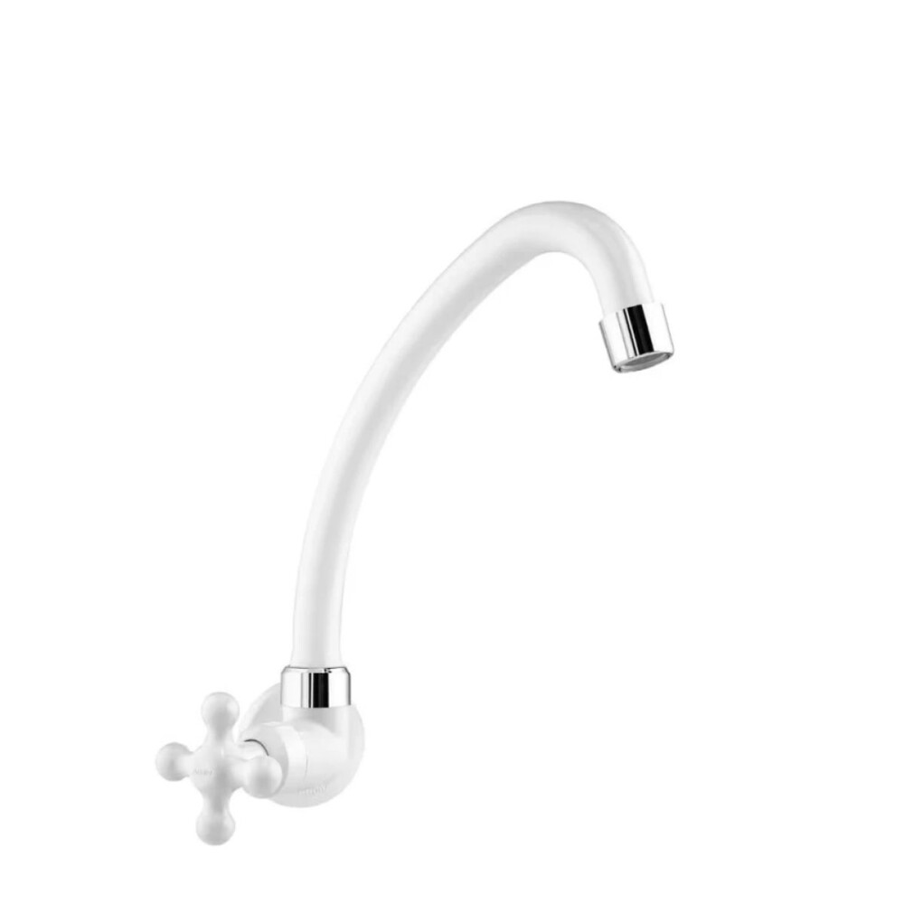Grifo Unitario de cocina de pared MARUJA blanca Grifo Unitario De Cocina De Pared Maruja Blanca