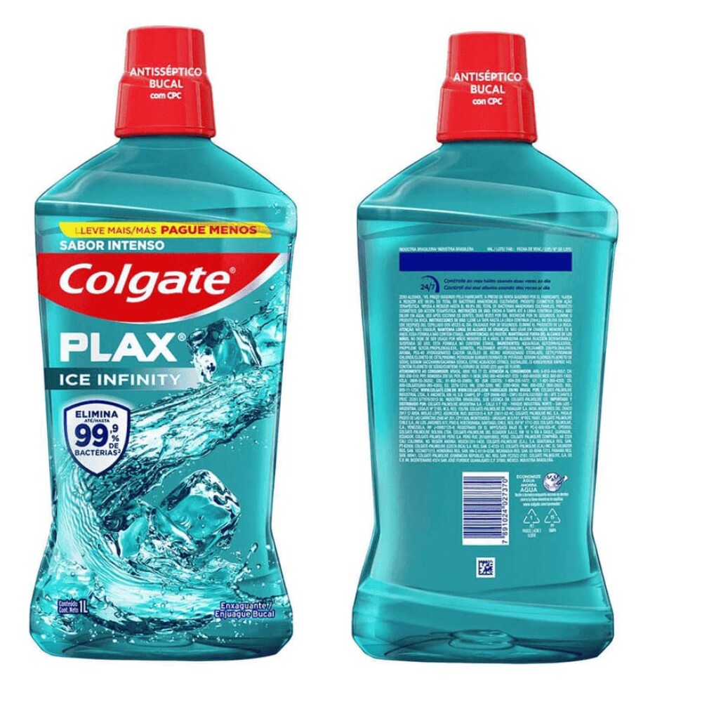 COLGATE PLAX ICE INFIN ENJ.PA.700LLE1000 única