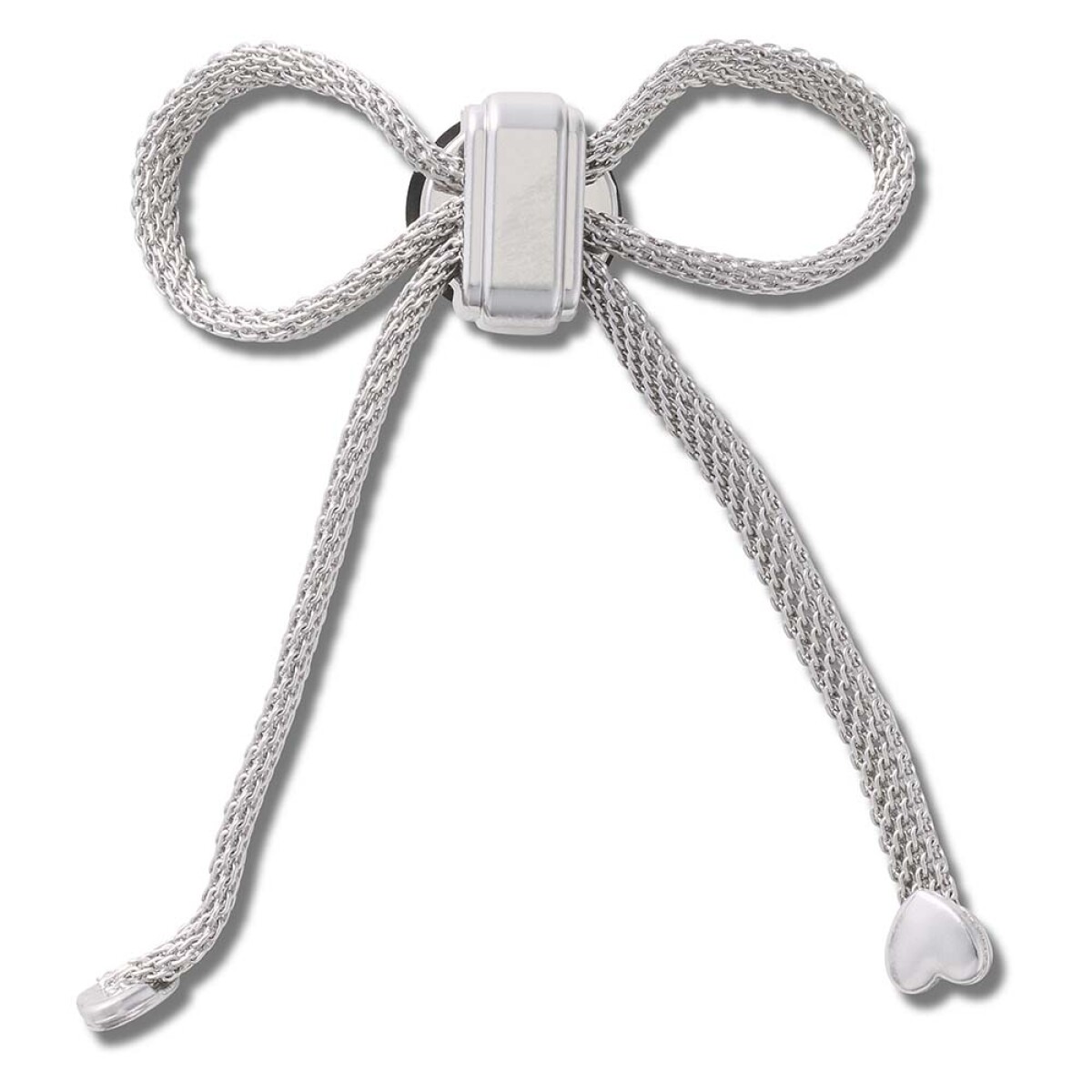 Jibbitz Long Strand Silver Bow 