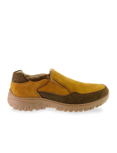 ZAPATO MOCASÍN DE GAMUZA Marron