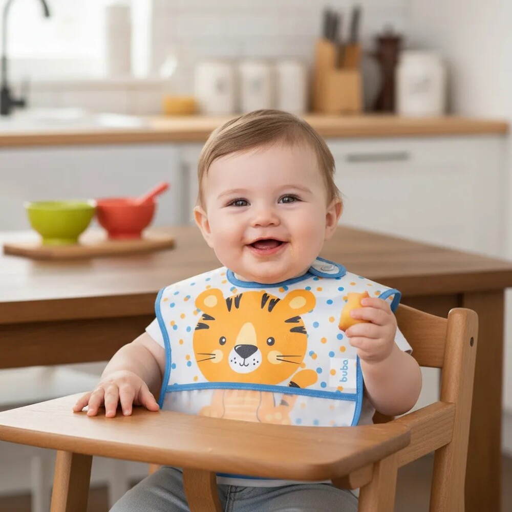 Babero alimentacion BUBA tigre transp