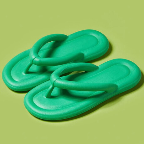 Chancletas Sandalias Ojotas Gomones Piscina Dama Verde