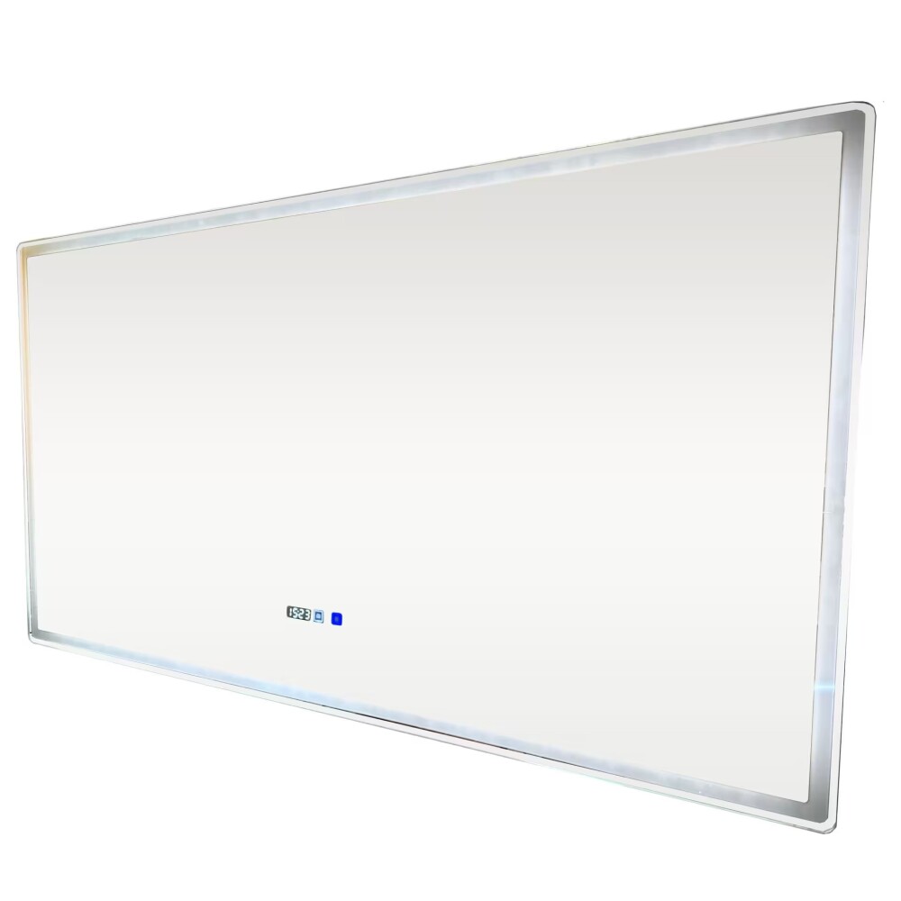 Espejo LED 120x70cm con desempañador y display Espejo Led 120x70cm Con Desempañador Y Display
