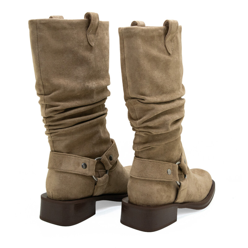 Botas Country caña alta de Mujer - HX2946-B9045 Beige