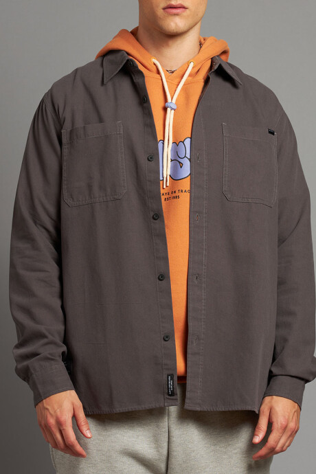 CAMISA ARAMBO RUSTY Gris Oscuro