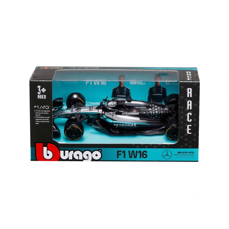 Juguete Bburago Auto Miniatura Coleccionable Escala 1:43 Mercedes Rus 38237
