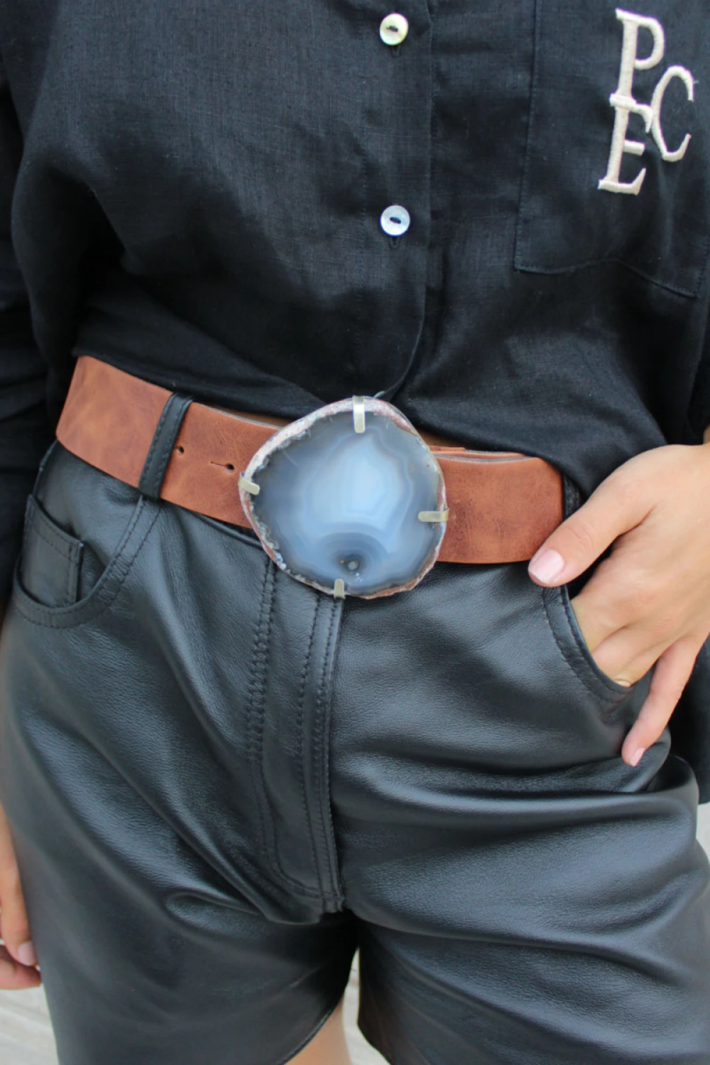 Cinto piedra reversible