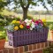 Maceta de balcón 40 cm simil bambú VIOLETA
