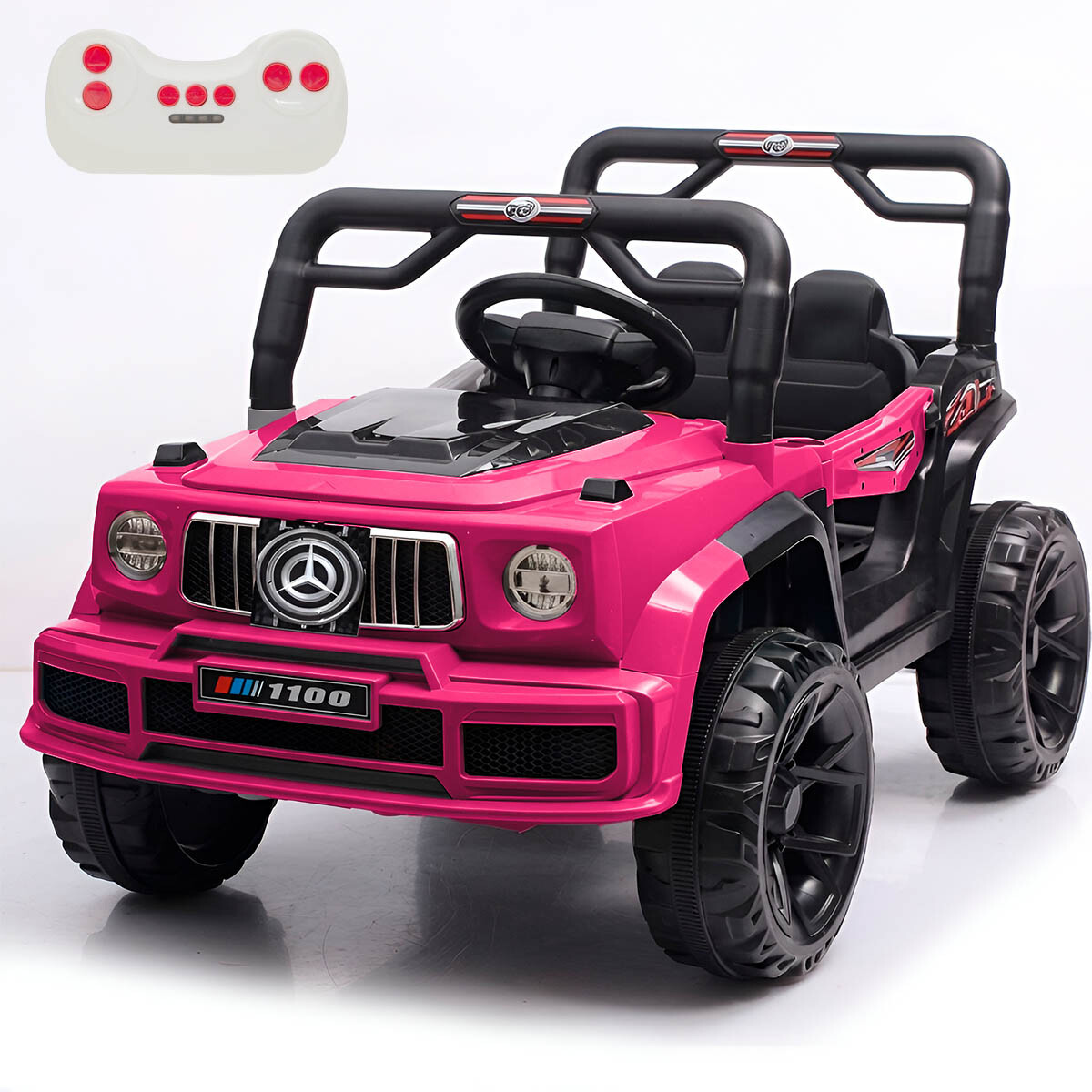 Auto A Bateria Cuatriciclo Wagon 4x4 C/control Remoto - Rosa 