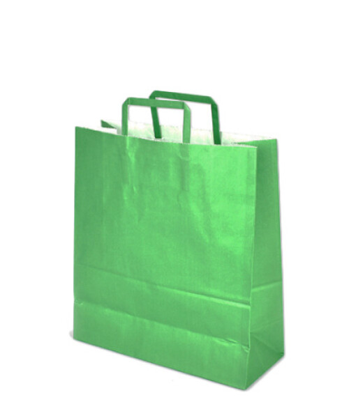 Bolsa lisa acuario 30x12x32 cm VERDE
