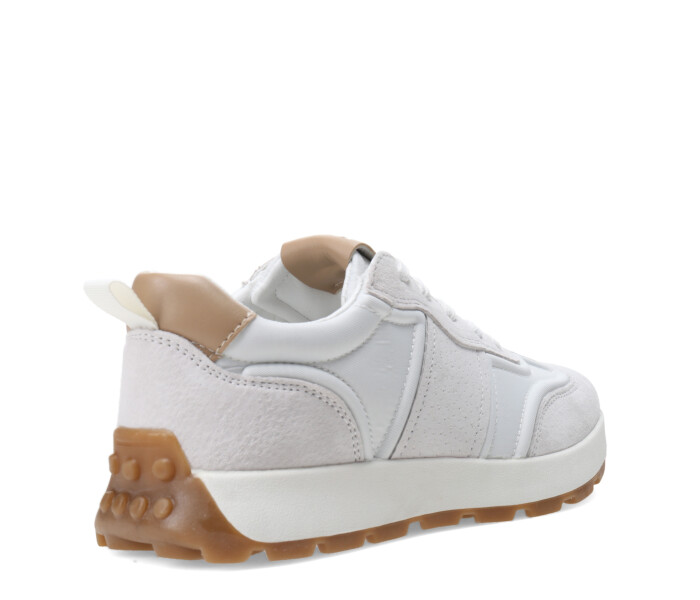 Deportivo URTI acordonado Beige/White