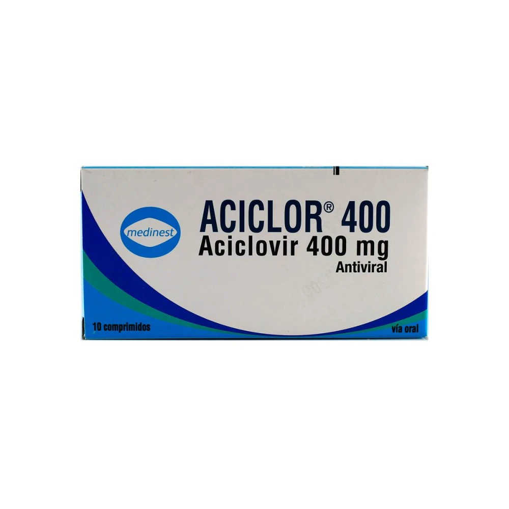 ACICLOR 400 MG. CJ X 10 COMP.