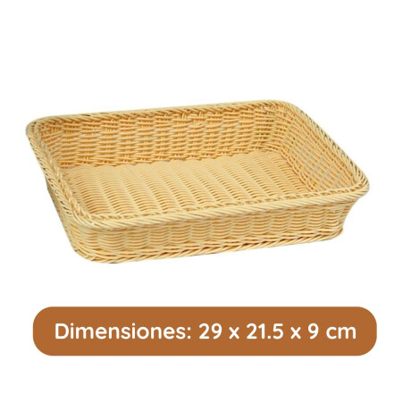 Panera Rectangular 29x21x9 cm Concasse Panera Rectangular 29x21x9 cm Concasse