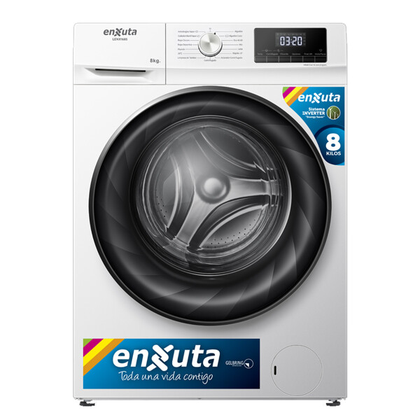 LAVARROPA AUTOMÁTICO INVERTER CARGA FRONTAL 8 KG ENXUTA LAVARROPA AUTOMÁTICO INVERTER CARGA FRONTAL 8 KG ENXUTA