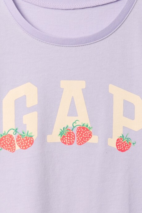 Remera Logo Gap Toddler Niña Perfumed Lilac