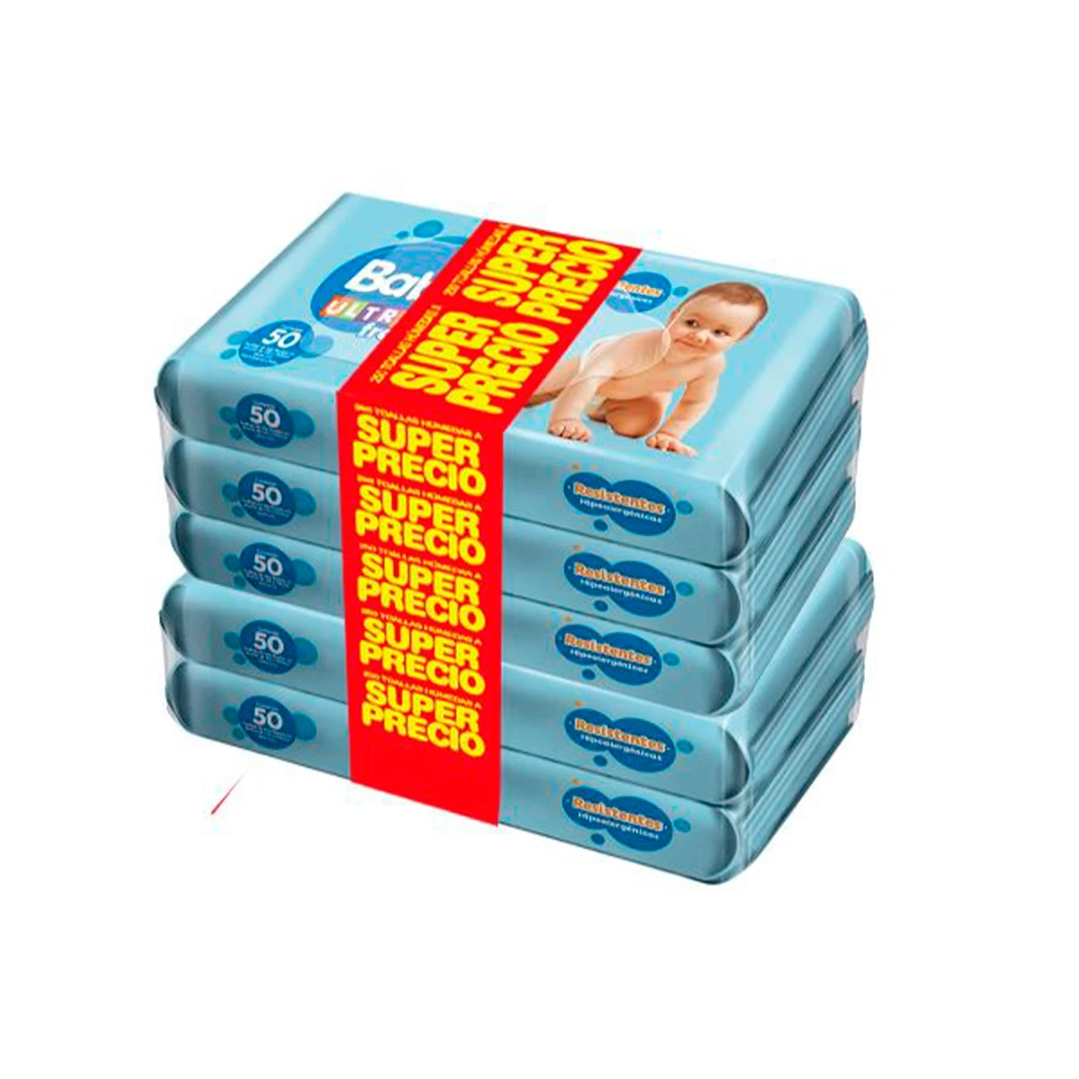 Toallitas Húmedas Babysec Ultra 250 Unidades 
