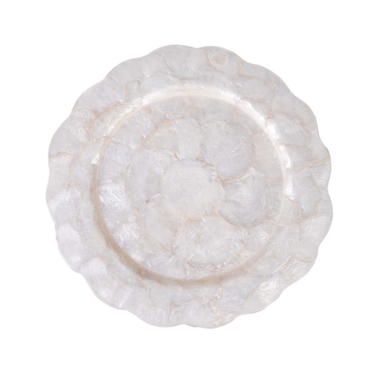 PLATO DE SITIO - NACAR NATURAL-BEIGE CPCS 2403 