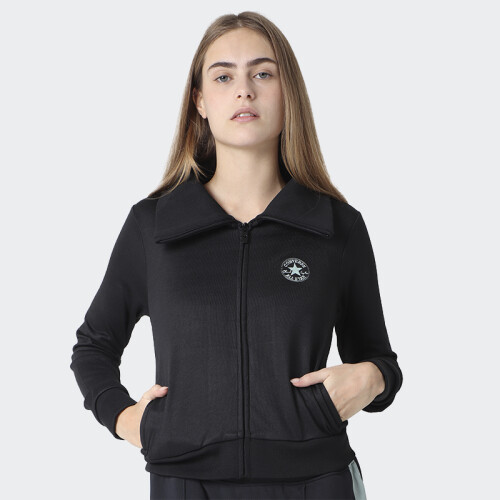 Campera Converse Heritage Track Top Negro